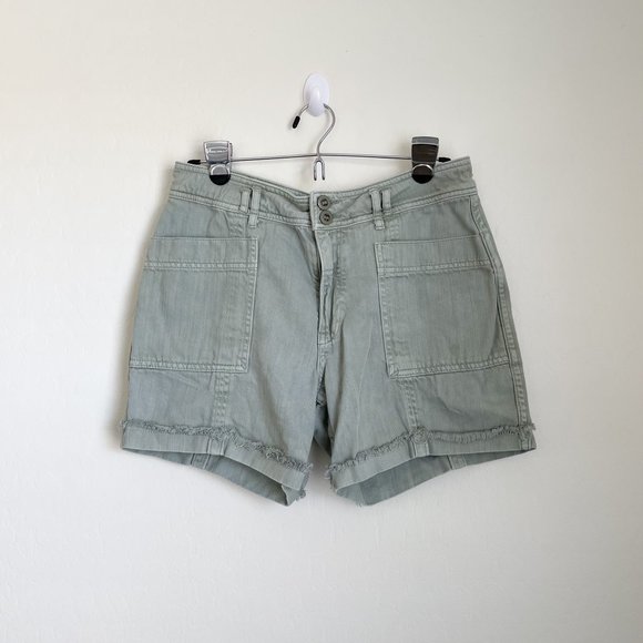 Anthropologie Green Wilder Utility Shorts Size 28 - Picture 7 of 10